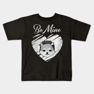 Valentine Be Mine Dogelon Mars ELON Coin To The Moon Crypto Token Cryptocurrency Blockchain Wallet Birthday Gift For Men Women Kids Kids T-Shirt